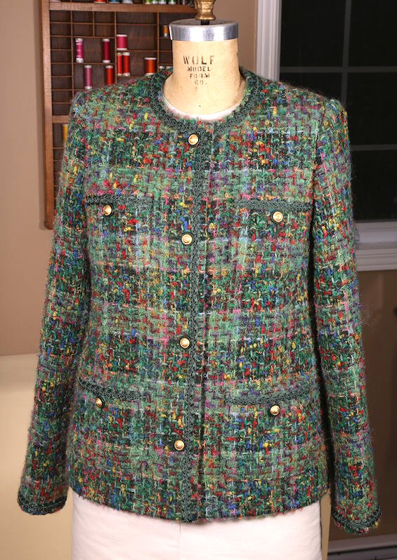 Tweed & Bouclé: The Classic Cardigan Jacket EmmaOneSock Sewing Tutorials